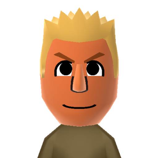 Lt. Surge Mii character: This tough cookie is an electric-type Pokemon gym leader in the Kanto region. This Mii is based on his appearance in the anime, where his skin is darker and he does not wear sunglasses.