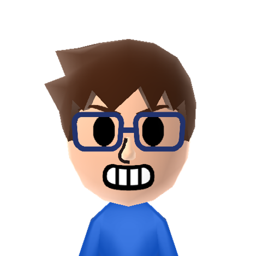 Nathan Mii character: NNID: Natedoge2001