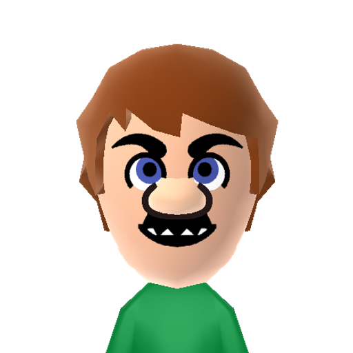 Luigi Mii character preview