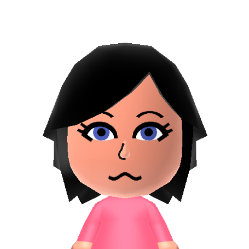 Sugar Mii character preview