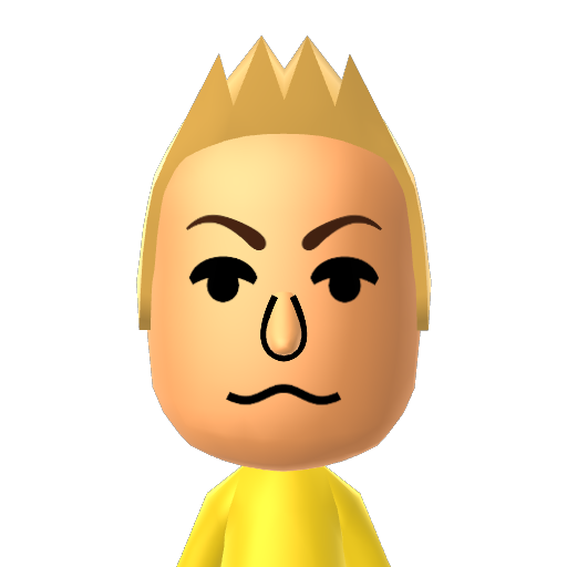 みずたに Mii character: A Mii from Jinsei Game Wii