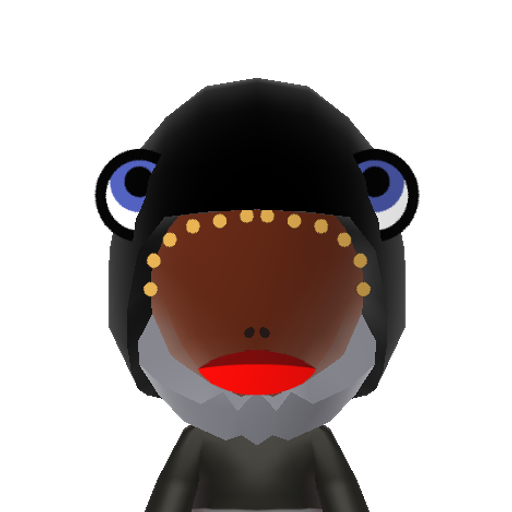KillrWhale Mii character: A giant orca.