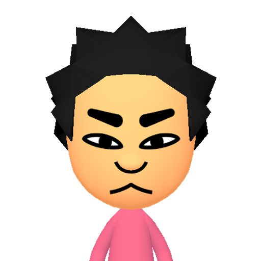 no name Mii character: This Mii is from the Switch SDK as a SampleDB Mii.
