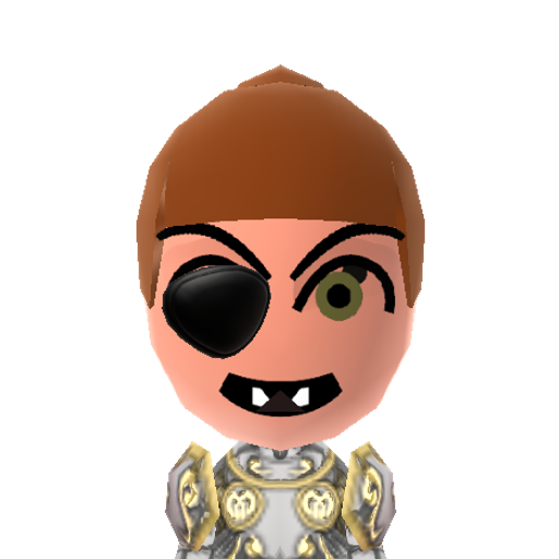 Undyne Mii character: (Source: https://www.reddit.com/r/tomodachilife/comments/1h8wxs3/)