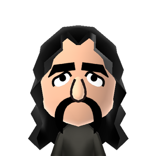 DerekSmlls Mii character: The bassist of the fictional British heavy metal band Spinal Tap, played by Harry Shearer.