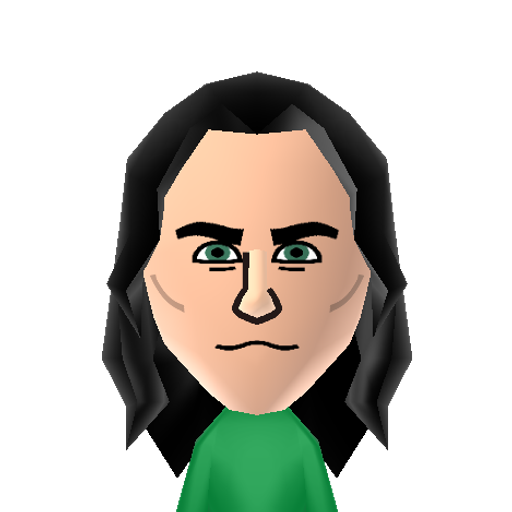 Loki Mii character: Adopted brother of Thor. Actually a frost giant, he plots to take over Asgard. Played by Tom Hiddleston.