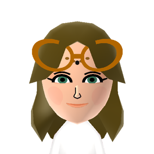 Palutena Mii character: The great Goddess from the "Kid Icarus" series!