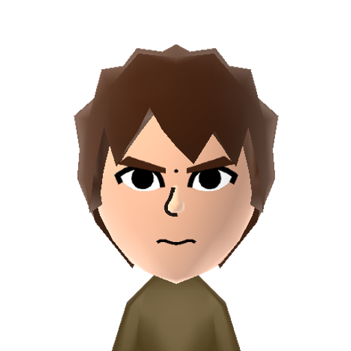 Eren Jäger Mii character: The protagonist of the manga series Attack On Titan / Shingeki No Kyojin.