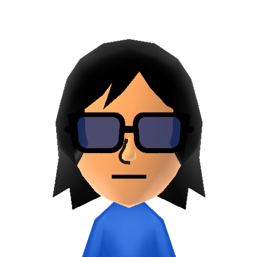 Tron Mii character: A Mii from Wii Sports Anarchy, a mod for Wii Sports