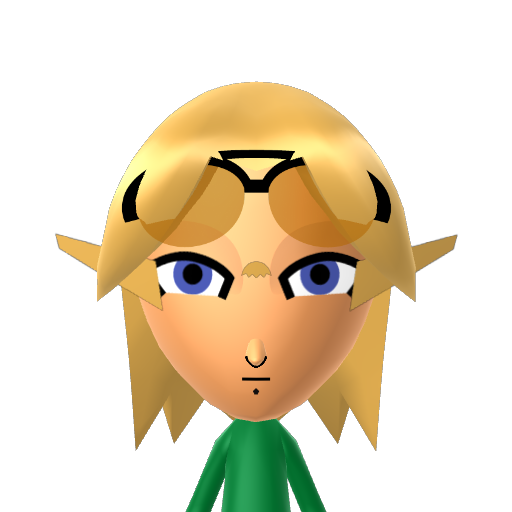 ? Mii character: A Mii uploaded to Check Mii Out Channel (WiiLInk)
