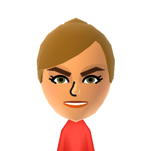Cara D. Mii character: Famous London-based fashion model.