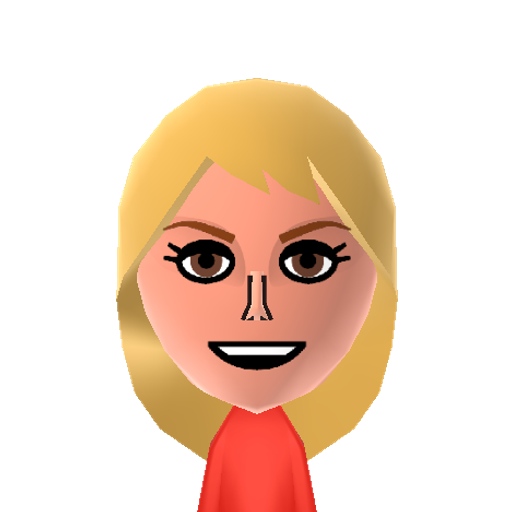 Heidi Klum Mii character: German supermodel, Victoria's Secret Angel, and host of "Project Runway"
