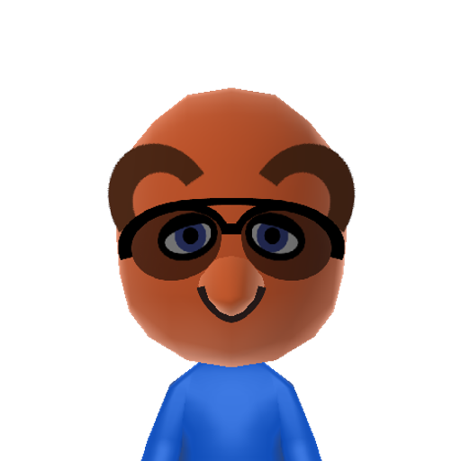 Tom Nook Mii character preview