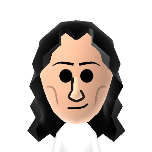 Geddy Lee Mii character: The singer and bass player of the Canadian progressive power trio, Rush.