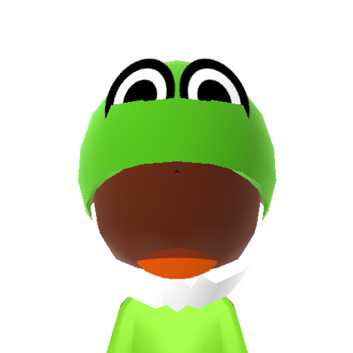 Yoshi Mii character preview