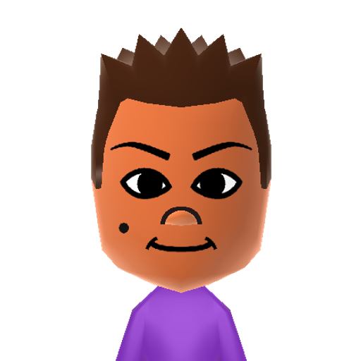 Asher Mii character: Custom Mii character for Wii Sports Archipelago, a mod for Wii Sports Resort