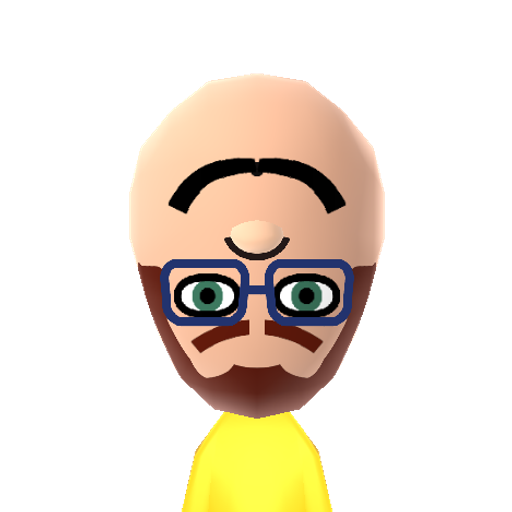 Upsidedown Mii character preview