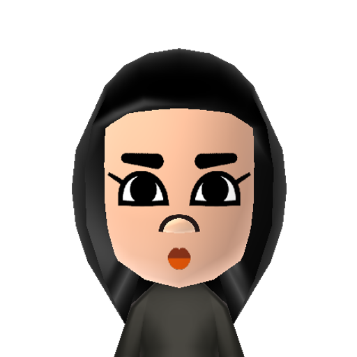 Satomi Mii character: A Mii from Popsicle-Kun