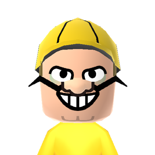 Wario Mii character preview