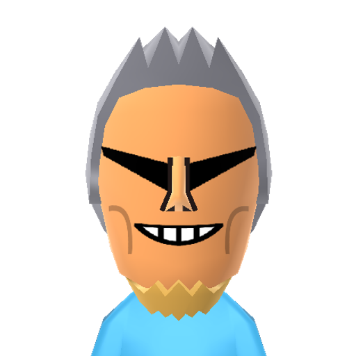Franky Mii character: The friendly cyborg from the Strawhat crew in the anime "One Piece".