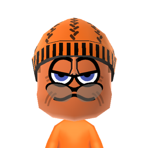Garfield Mii character: These are extracted and derived from the Mii Central Miis from the 3DS Miitopia.