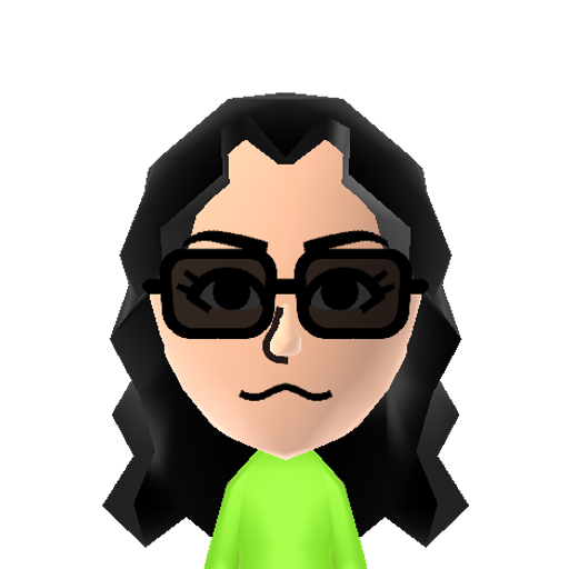 Charli xcx Mii character: By @eviespam888 (TikTok)