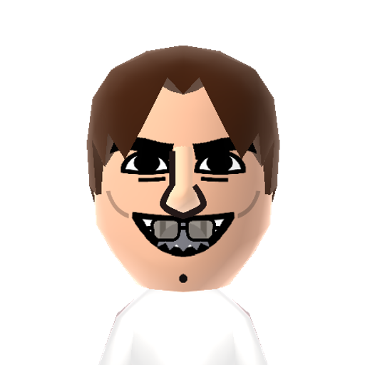 Jaws Mii character: A villain from the Bond films "The Spy Who Loved Me" and "Moonraker" played by beloved and recently departed actor Richard Kiel.