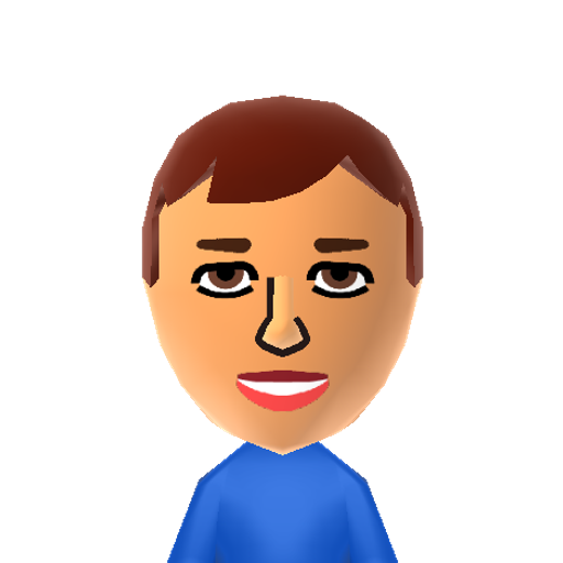 Drew Mii character preview