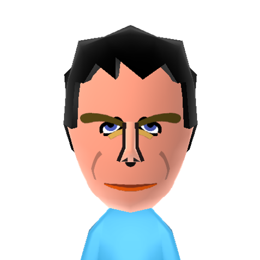 BenStiller Mii character: Comedian and actor famous for portraying romantics with bad luck in slapstick style comedies.