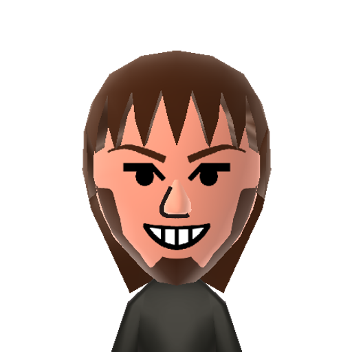 Rollins Mii character: WWE wrestler. The Architect of the Shield and Mr Money in the Bank 2014.