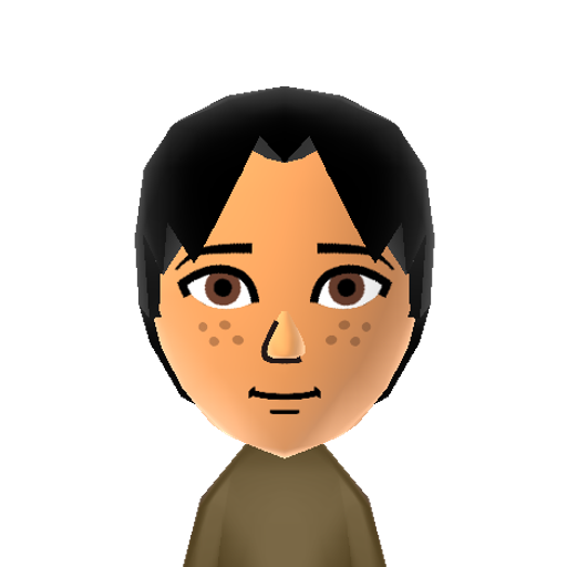 Freckles Mii character: Character from the popular manga and anime "Attack on Titan". (Character is male. Mii is female.)