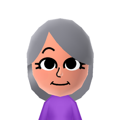Gala Mii character: A Mii from Jackson's WSR Mod, a mod for Wii Sports Resort.
