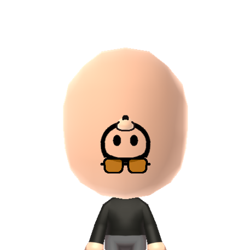 Bob-omb Mii character: A Living, moving, mechanical bomb that is an enemy to Mario in Mario Bros games.