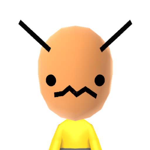 A.Hominid Mii character: Protagonist of the Flash game turned console game "Alien Hominid".