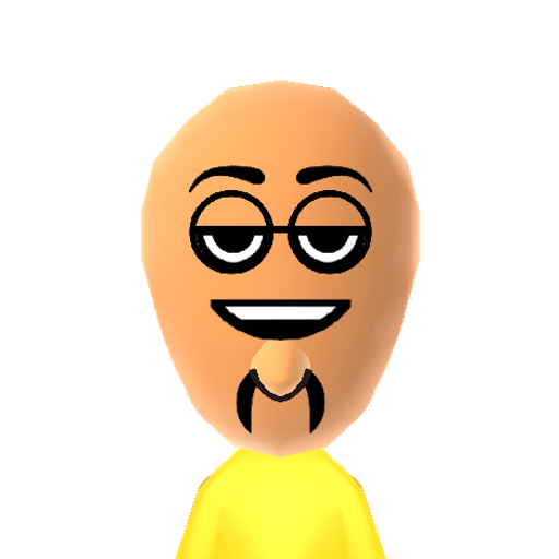 Peanut M&M Mii character: The peanut M&M from TV commercials.