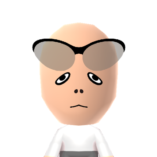 Bulldog Mii character: A dog that's super lazy and cute!