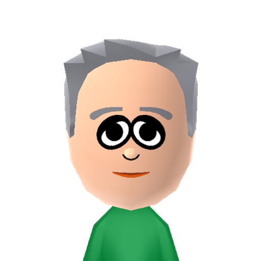 McDaniels Mii character: The Mayor of South Park from the cartoon series "South Park".