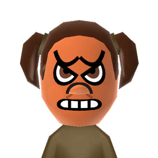 N. Freddy Mii character: From "Five Night's at Freddy's 4". This Mii will give you "Nightmares!"