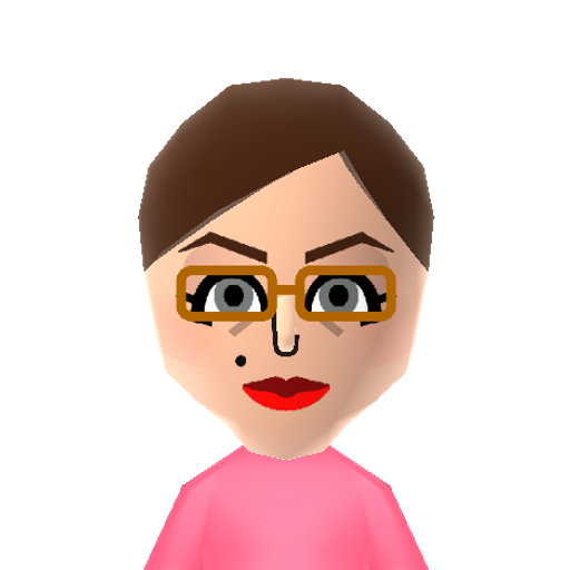 Pearl Mii character preview