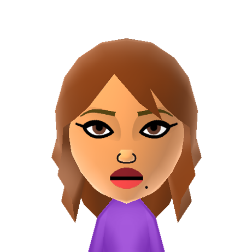 Jess Alba Mii character: Actress from "Dark Angel", "The Fantastic Four", and "Sin City".