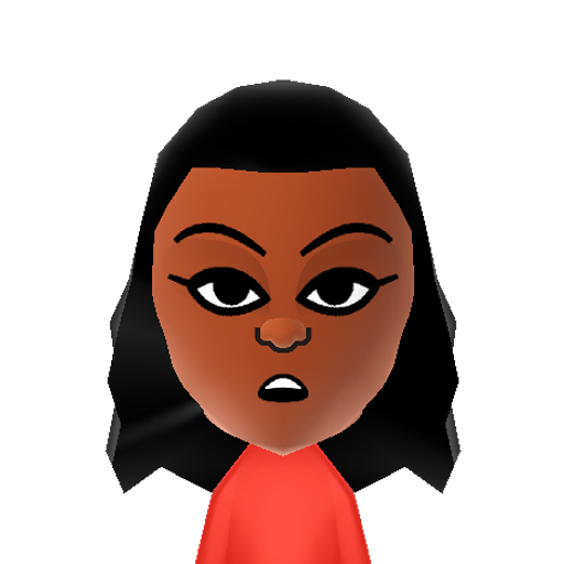 ScarySpice Mii character: Member of the "Spice Girls" also known as Mel B or Melanie Brown.