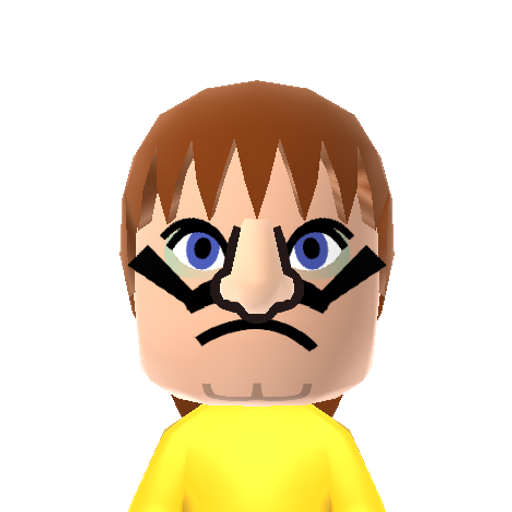 Wario Mii character preview