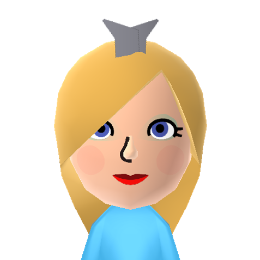 Rosalina Mii character: From Super Mario Galaxy.