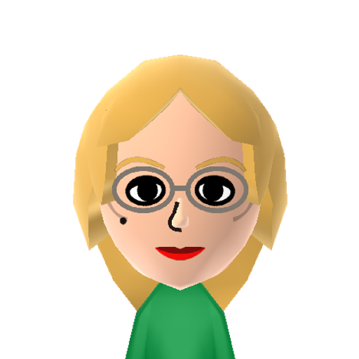 Marylynn Mii character: A Mii from Wii Sports Resort: Meme Squad, a mod for Wii Sports Resort