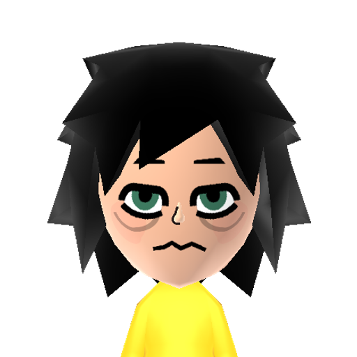 Tomoko K. Mii character: From the Japanese manga "No Matter How I Look at It, It?s You Guys' Fault I?m Not Popular!", also known as "WataMote".