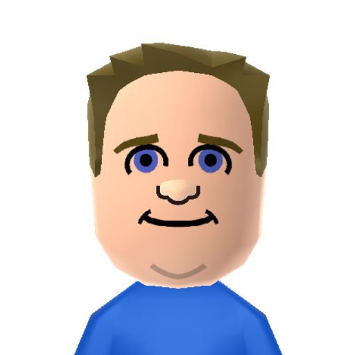 Dad Mii character preview