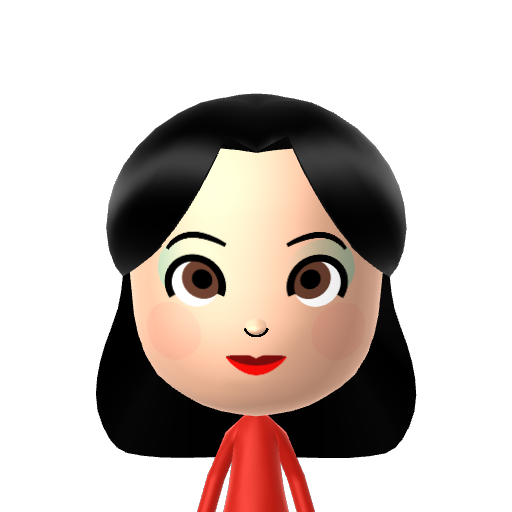 Snow White Mii character: This Mii is a resident on OhhMyKawaii's island