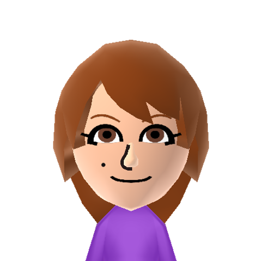 Erika Mii character: Avant la fin de MiiVerse, je vous partage le QR code de Érika.