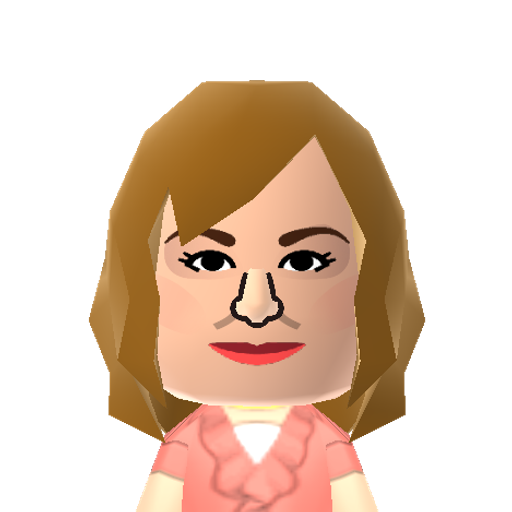 Roseanne B Mii character: Roseanne Barr American actor and standup comedian who starred in her own sitcom "Roseanne"