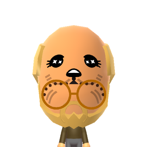 dog Mii character preview